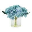9.45"Artificial Hydrangea In Glass with Glue 9.45"Artificial Hydrangea In Glass with Glue