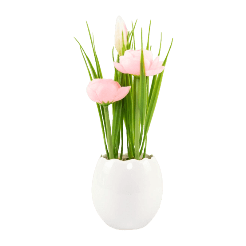 9.6" Artificial Plant In Ceramic Pot