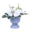 Artificial Rose In PP Pot X 7 Flowers Artificial Rose In PP Pot X 7 Flowers