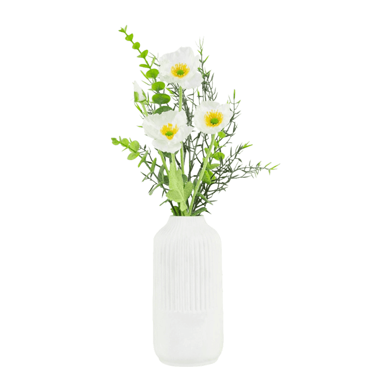 Artificial Flower With Ceramic Pot Artificial Flower With Ceramic Pot