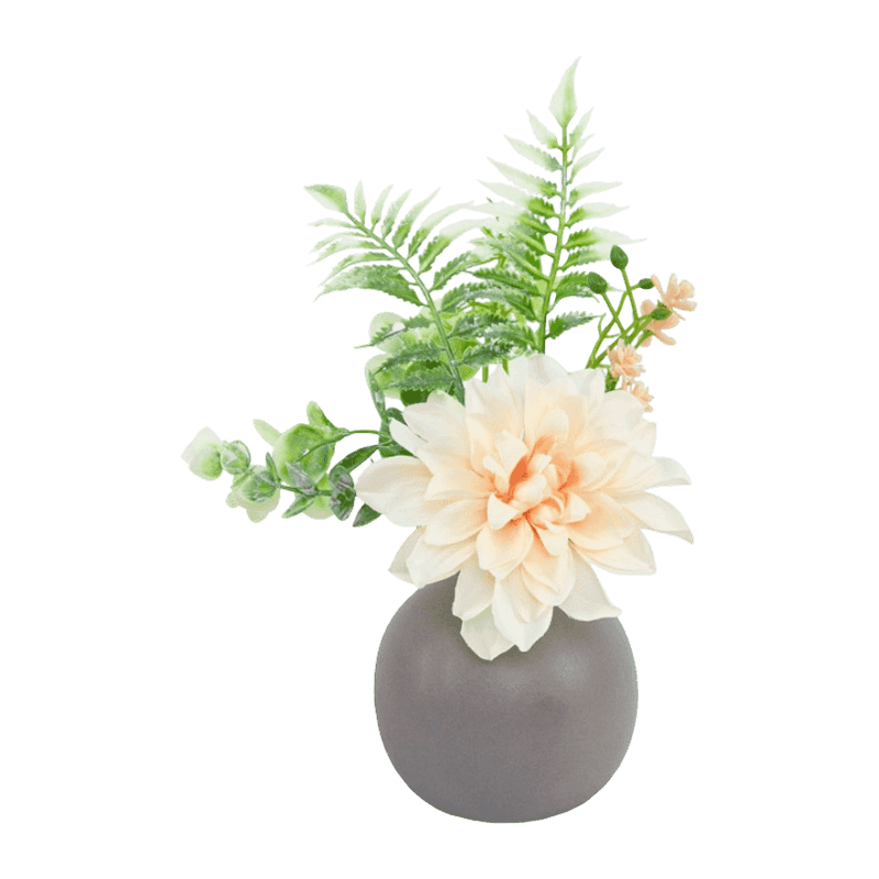 Artificial Flower With Ceramic Pot