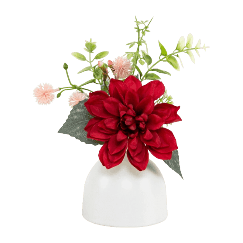 Artificial Flower In Ceramic Pot