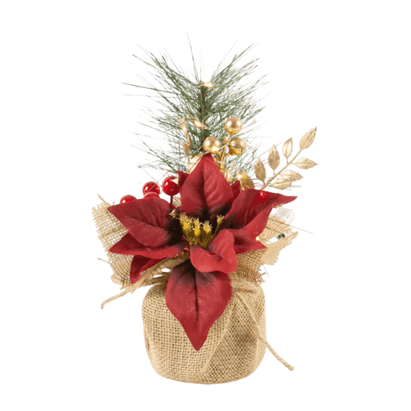 Christmas Assortment In Wood And Jute