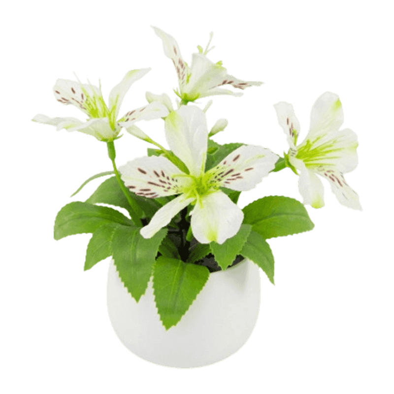Artificial Azalea Flower In PP PT 20 cm