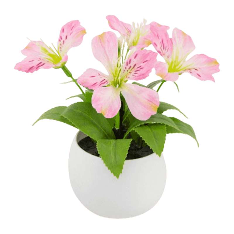Artificial Azalea Flower In PP PT 20 cm