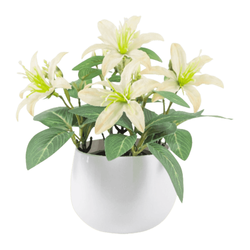 Artificial Flower In PP Pot