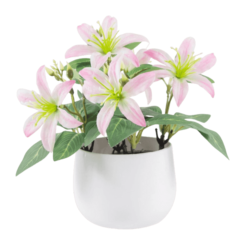 Artificial Flower In PP Pot