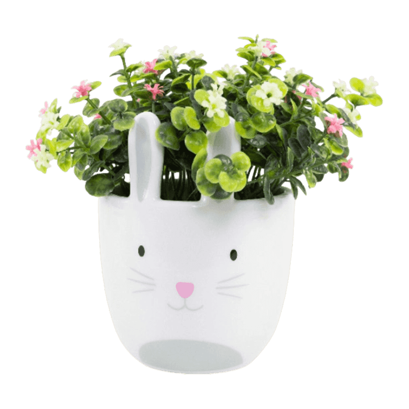 Artificial Plant In Easter Ceramic PT 19cm