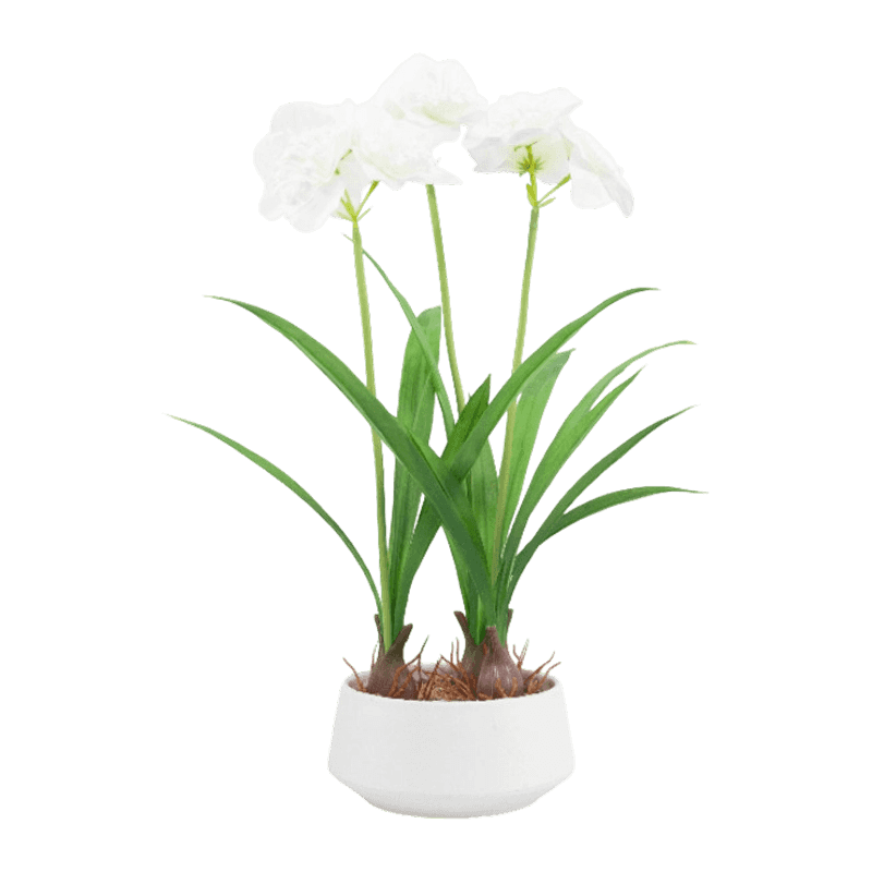 Artificial Narcissus In PP Pot 42cm Artificial Narcissus In PP Pot 42cm