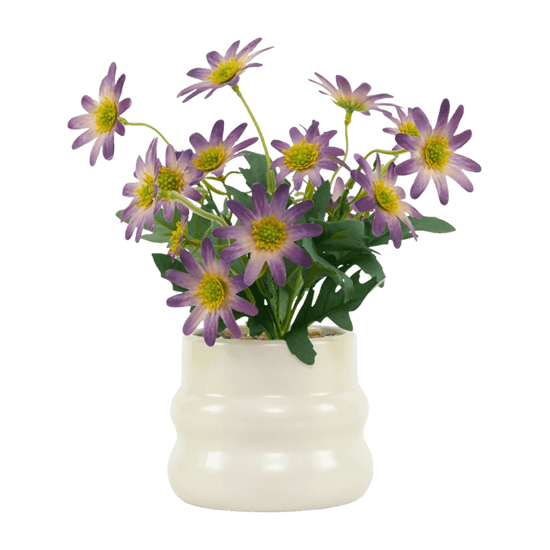 Artificial Daisy Flower In Ceramic Pot 23cm Artificial Daisy Flower In Ceramic Pot 23cm