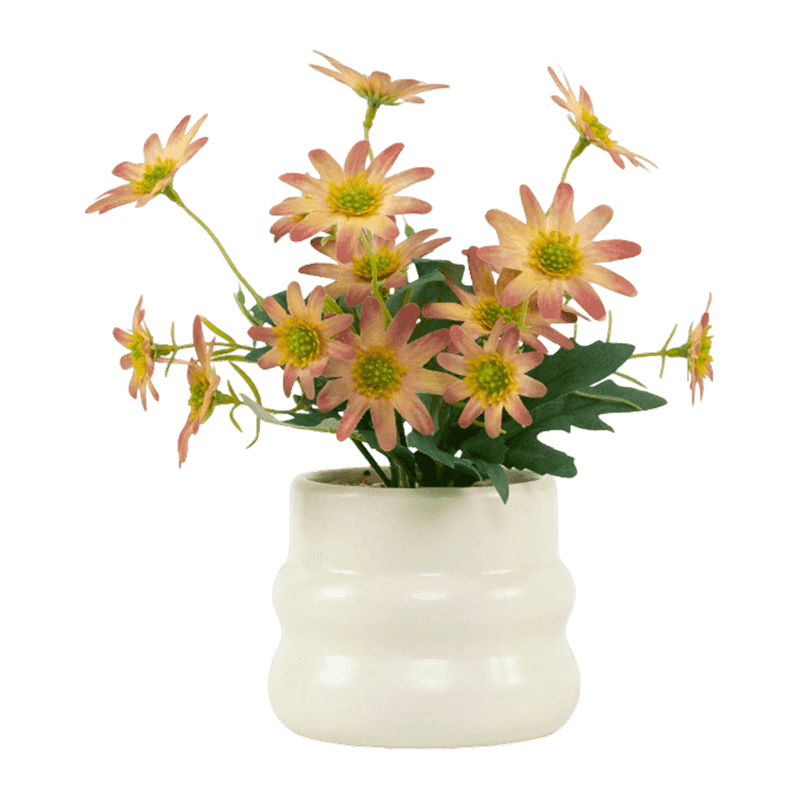 Artificial Daisy Flower In Ceramic Pot 23cm Artificial Daisy Flower In Ceramic Pot 23cm
