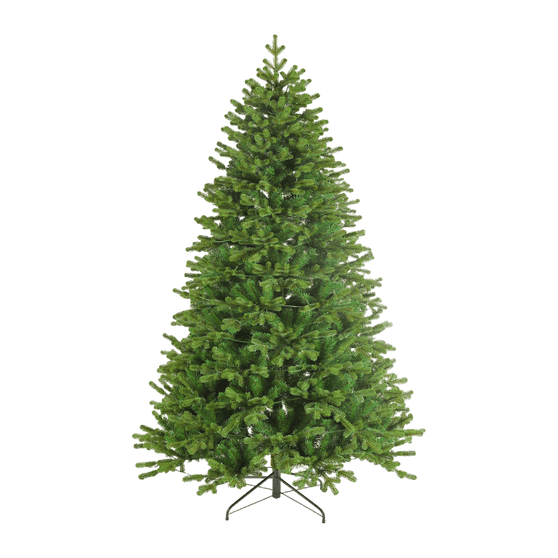 PE PVC Mixed Christmas Tree Double Sided 5 Branch